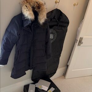 Canada Goose Shelburne Parka Navy size small